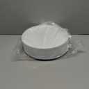 [30 Pack 10.7''] White Plastic Party Plates Edge Collection Premium heavyweight Elegant Disposable Tableware Dishes