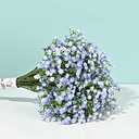 Yastouay Babys Breath Artificial Flowers, 6Pcs Fake Babys Breath Flowers Artificial Bulk, Real Touch Faux Babies Breath Gypsophila Bouquet for Wedding Centerpiece Floral Arrangement Party Decor