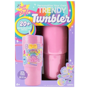 Just My Style Personalize Your Own Trendy Pink Tumbler