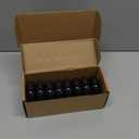 3" Inline Skate Wheels 76mm, Clear Roller Blade Replacement Wheels with Bearings for Skate, Office Chairs, Luggage (Black, 8 Pack)