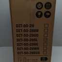 Ninestars Automatic Touchless Motion Sensor Rectangular Can 13.2 Gallons, 50L, Silver, 13 Gal. 50 L, Silver Trim