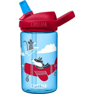 CamelBak Eddy+ Kids Bite Valve Straw Water Bottle (Airplane Bandits)