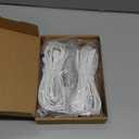 2Pack Power Cable for eufy SoloCam S220/ S340, C210, USB Type-C Extension Cable for eufyCam 3/ S330, 3C/ S300, Weatherproof Flat Charging Cord for eufy Indoor Cam S350/ C220/ C210, Indoor Outdoor Use