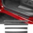 Exterior Door Sill Protector Compatible with 2019-2025 Dodge Ram 1500 Car Sill Guard TPE Car Door Protector Replacement for 2019-2025 Dodge Ram 1500 Accessories