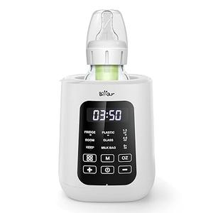 Bear Baby Bottle Warmer, Milk Warmer Breastmilk Bag Formula Fast Warming for New Born Baby Bottles, with Time Temp Control Automatic Shut Off at Home Use