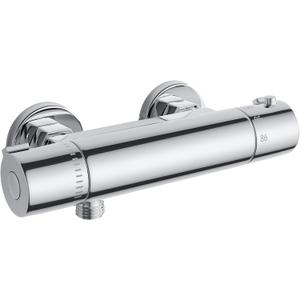 FUGO RV Thermostatic Shower Faucet,RV Bathroom Shower Faucet, 4 Inch RV Shower Faucet Valve, Soild Brass, Chrome