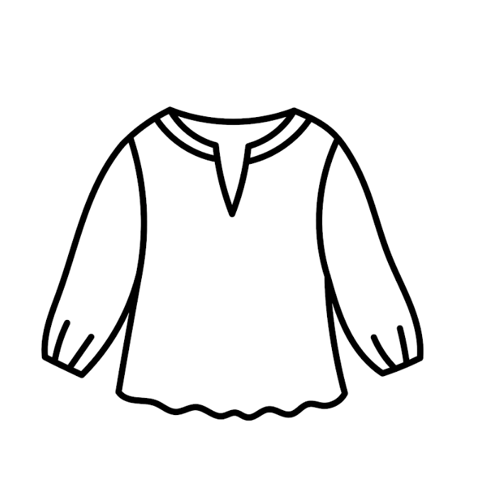 Women Blouse Blue, Large