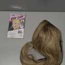 HAIRCUBE Bob Wigs for Women Synthetic Wig with Fringe Mixed Blonde Color