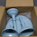 VIKKSAER 3 PCS Blue Cake Stand Set, 8/10/12 Inch Metal Dessert Display Stand, Suitable for Weddings, Birthdays, and Parties