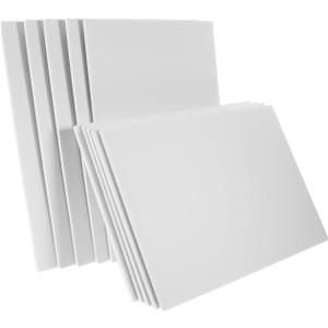SECFOU 10Pcs Blank Foam Board Large 20x30 Inch White Foam Board for Art Projects DIY Crafts Signage and Background Display