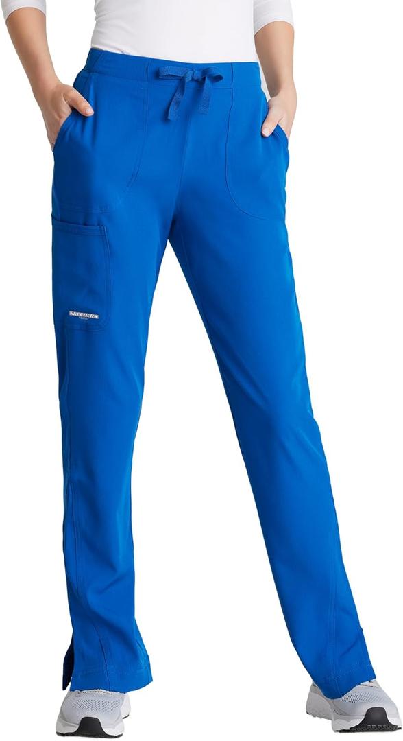 BARCO Skechers Vitality Charge Scrub Pant for Women - Mid-Rise Medical Pant, 4-Way Stretch Women's Scrub Pant