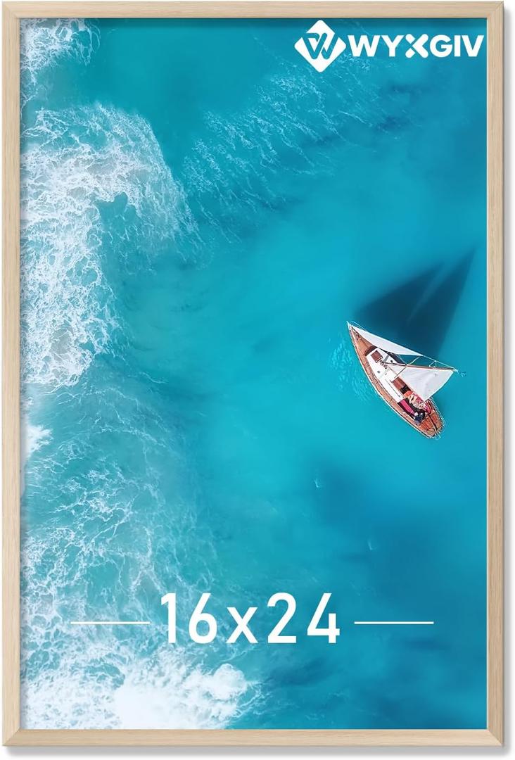 Natural 16x24 Picture Frame Lightweight yet Durable Frame Wall Hanging