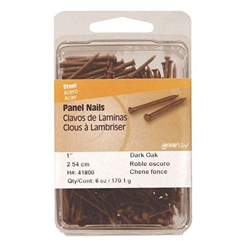 The Hillman Group 41801 Panel Nail, 13/8-Inch, Dark Oak, Single Pack (2 Pack)