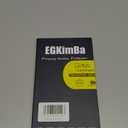 EGKimBa Privacy Screen Protector Compatible with iPhone 15 Pro, 6.1 inch Gradient Colorful Electroplated Anti-Spy Anti-Blue Light Tempered Glass