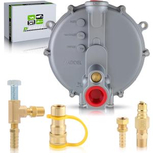 Regulator Generator 039-122 for IMPCO Style Low Pressure Gas Regulator Converter Forklift LP with Clamps