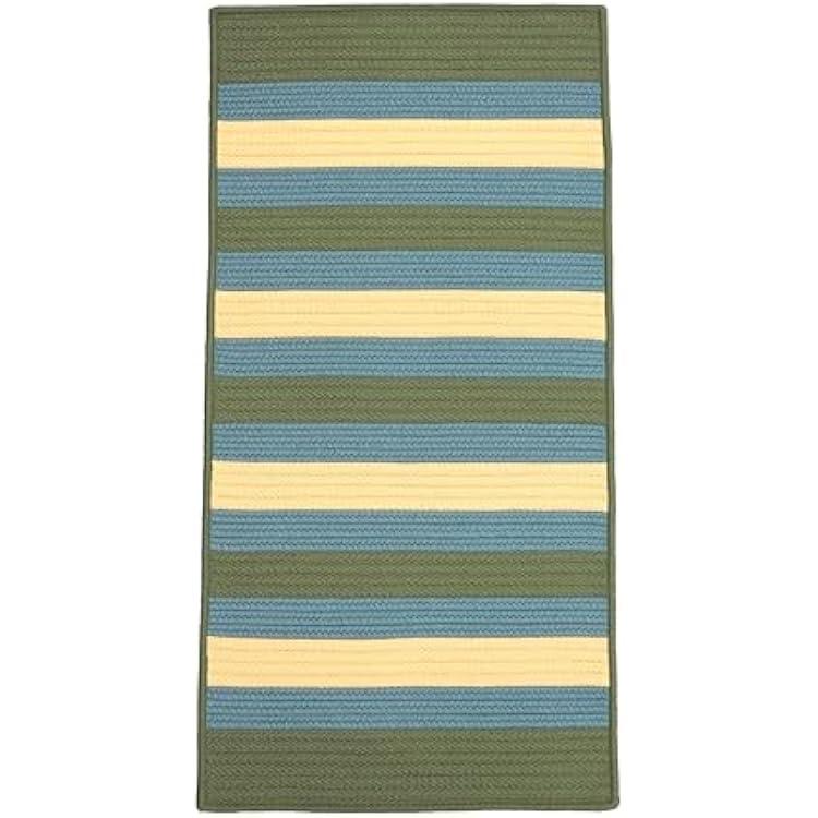 Colonial Mills St. Germain Stripe Runner - Seafoam 30" x8'