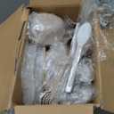 7 Pack Gold Mixing Bowls Set with 5 PCS Kitchen Accessories, Stainless Steel Nesting Mixing Bowls with Airtight Lids, Baking, Prepping and Serving Food, Stackable Size 7, 3.6, 2.7, 2.1, 1.5, 1.1, 0.8QT