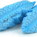 X-Large Disposable Boot & Shoe Covers 100 Pairs (200 Pack) Non Slip Durable Booties Cover Fits Men's 13