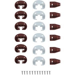 6Set Drawer Slides for kenlin Rite-Trak II Replacement 168 Track Guides,Rite-Trak II Replacement for Rite-Trak II Model #168 Drawer Guide Glide,Commercial Slide Style Drawers Drawer Slides(6)