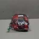 SWOMOG Couples One Piece Pajamas Sets Christmas Men & Women Fleece Winter Loungewear Zip-Up Jumpsuit with Pockets Pjs (Medium, Black and Red Plaid)