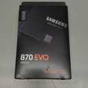 SAMSUNG 870 EVO SATA SSD 500GB 2.5 Internal Solid State Drive, Upgrade PC or Laptop Memory and Storage for IT Pros, Creators, Everyday Users, MZ-77E500B/AM, Black