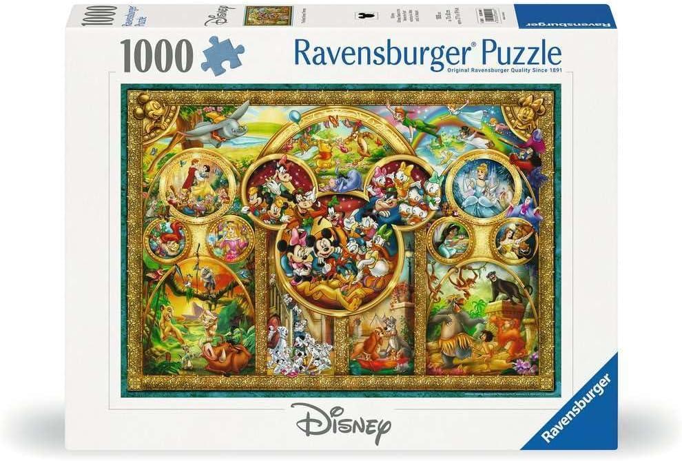 Ravensburger The Best Disney Themes - 1000 Piece Jigsaw Puzzle | Iconic & Beloved Characters | Premium Quality Printing