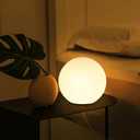 LED Ball Light, 6-inch Glowing Orb Light, Rechargeable Globe Lamp, Dimmable Mood Lights W/Remote, Waterproof Ambient Lighting Lamp for Desk Bedroom Bathroom Patio