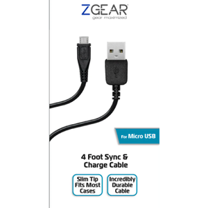ZGEAR 4 Foot Sync & Charge Cable