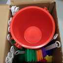 Holady 5.28'' Inch Sand Beach Buckets Pail with Shovels,Sand Bucket Water Pail for Beach Fun Great Summer Party Accessory(24 Bucket+24 Shovels)