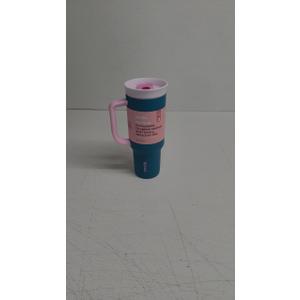 Owala Stainless Steel Triple Layer Insulated Travel Tumbler with Spill Resistant Lid, Straw, and Carry Handle, BPA Free, 40 oz