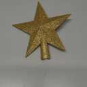 Christmas Tree Star Topper, 8" Gold Xmas Star Tree Decorations, 3D Shatterproof Bethlehem Star Tree Topper Decorations, Waterproof Christmas Tree Topper Decor for Holiday Home Outdoor Ornament