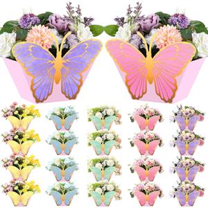 20 Pcs Butterfly Tables Decorations Flower Boxes 3D Butterfly Table Toppers for Floral Tea Themed Decor 20 Pcs Butterfly Tables Decorations Flower Boxes 3D Butterfly Table Toppers for Floral Tea Themed Decor