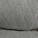 palassio Grey King Size Quilt Set, Muslin Cotton Shell Down-Alt Poly Filling, Soft Shabby Chic Rustic Farmhouse Country Bedspread, Textured Gauze Coverlet, Lightweight Bedding, 2 Shams