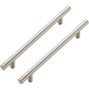 Ravinte 18 Pack 8-13/16 Inch Cabinet Handles Brushed Nickel Stainless Steel Kitchen Drawer Pulls Cupboard Cabinet Pulls 8-13/16"Length,6-1/4" Hole Center