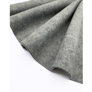 EOVEA - Felt Fabric  1.6mm Thick & Soft, 72" Wide Felt by The Yard for Sewing, Upholstery, Cushion, Padding, DIY, Crafts, Home Decor Projects(Heather Grey, Half Yard)