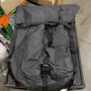 Convenient Drawstring Design 1 Pack Black Compression Storage Bag for Adult Sleeping Bag, Portable Nylon Webbing Compression Bag for Outdoor Activities