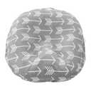 Mila Millie Water Resistant Removable Cover for Newborn Lounger | Unisex Gray Arrow Design | Premium Quality Soft Wipeable Fabric (Gray Arrow)
