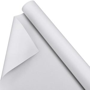 Kinlop 48 Inch x 20 Feet Double Primed Cotton Canvas White Canvas Roll for Oil and Acrylic Paint