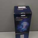 Jellyfish Lamp, 18LED 7-Color Changing Light with 5 Levels Brightness Jellyfish Aquarium fish lamp Home decor, children's birthday gift, men's and women's holiday gift, relaxing mood atmosphere (Black)