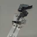 Soft Close and Push to Open Dual-Function Bottom Mount Drawer Slides Rails with Rear mounting Bracket Locking Devices Screws for Face Frame Or Frameless Application15 inch, 1 Pair