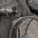 L'VOW Girls Dress Princess Lace Tutu Tulle Dresses for Halloween with Demon Horns Feather Cape Costume Set (110(4-5 Years))