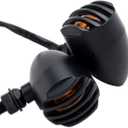 Black Heavy Duty Motorcycle Turn Signals Bulb Indicators Blinkers Lights a Pair