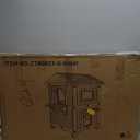 Rockever 2 Story Heated Cat House for Outside in Winter, 100% Waterproof Heated Cat House for Outdoor Cats with Heating Pad, Elevated Outdoor Cat House, Safe Escape Door for Outdoor Cats