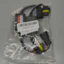 2 PCS Car LED Light Decoder, H11/H8/H9 LED Bulb Anti Flicker Harness Error Code Canceler, Waterproof Plug and Play Canbus Decoder, Unviersal for Most Cars Bulb Modification Adapters (Black)