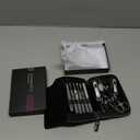 Manicure Kit, FAMILIFE Professional Manicure Set Nail Kit, 11 in 1 Stainless Steel Nail Clippers Set for Men Pedicure Kit, Men Grooming Kit with Portable Black Leather Travel Case Luxury Gifts for Him