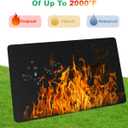 TAOMAND Large 76 x 52 inches Under Grill Mats for Outdoor Grill | Double-Sided Fireproof | Waterproof | Oil-Proof | Easy to Clean | Indoor Fireplace/Fire Pit Mat | Quality BBQ Mat for Deck Patio Lawn