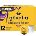 Gevalia Majestic Roast Bold Dark Roast K‐Cup Coffee Pods, 12 ct. Box | Dark Roast K-Cups, 100% Arabica, Distinctively Bold with a Strong, Full-Bodied Flavor & Rich Finish, Never-Bitter (EXP 05/24/25)