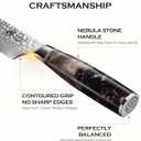 Japanese Chef Knife, 67-Layer Damascus Steel 8 Inch Kitchen Knife with AUS-10 Core, Professional Hand Forged Gyuto Knife with Gift Box, Ergonomic Handle, Ideal Valentine's Day Gifts for Men Women