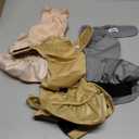 Doglemi 3 Pack Dog Diapers Female Reusable Washable Doggy Diapers Physiological Pants Dog Bleeding Pants Puppy Pants Girl Season Hygiene Pants for Puppy Female Dogs Pets (XS, LightPink,Tan,Grey)