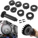Lower Carrier Retainer Retaining Ring Nut Wrench Tool Kit Fit For Yamaha Honda Suzuki Mercury MerCruiser Drive Units & Outboards, Replace For 91-61069T, YB-34447, YB-06075, YB-0647, YB-06677, YB-06578